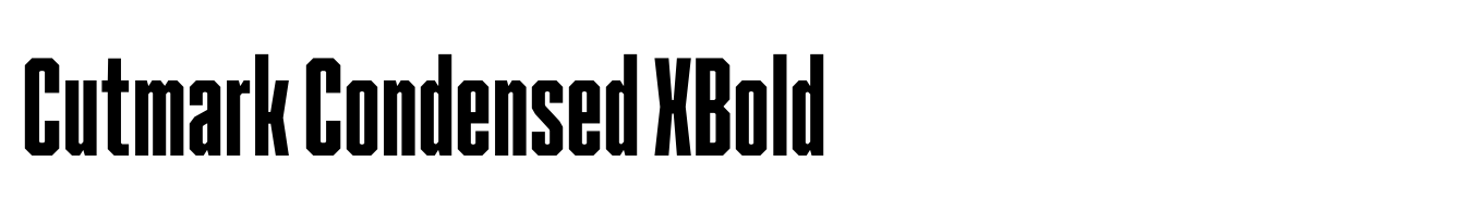 Cutmark Condensed XBold